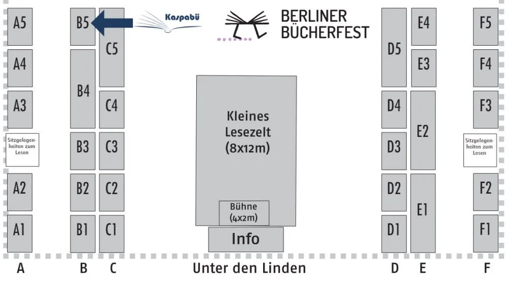 Verlag Kaspabü auf dem Berliner Bücherfest 2024